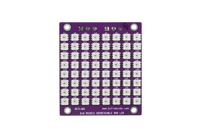 8x8 WS2812 Addressable LED Module